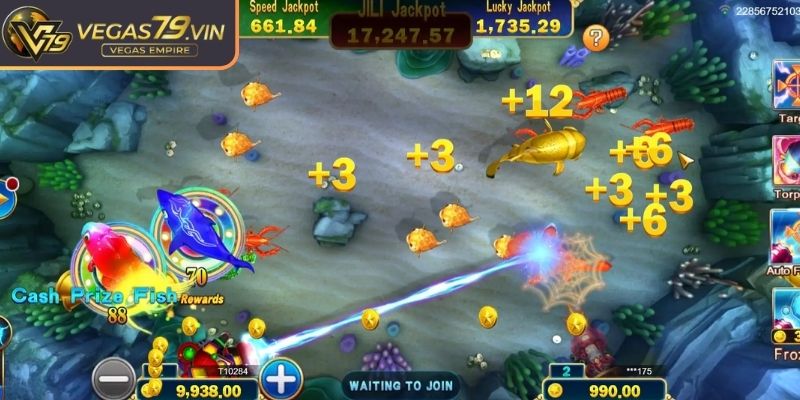 Bắn Cá Tây Du Ký Vegas79 – Game Đại Dương Săn Ngư Đỉnh Cao 2 Hệ thống súng trong bắn cá tây du ký